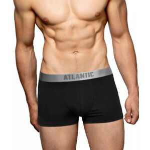 Atlantic 012 černé Pánské boxerky L černá