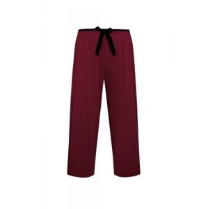Nipplex Margot Mix&Match Pyžamové kalhoty S burgund