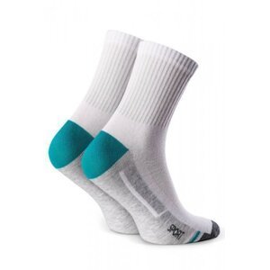 Steven Sport 022 300 bílé Dětské ponožky 35/37 Mix