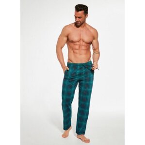 Spodnie Cornette 691/46 Pánské pyžamové kalhoty L lahvově zelená
