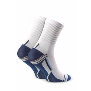 Steven Sport 022 289 bílé Chlapecké ponožky 35/37 Mix