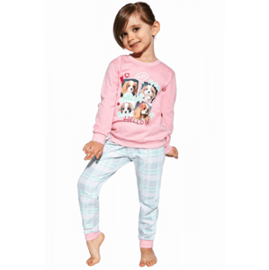 Cornette Kids Girl 594/167 My Doggy 86-128 Dívčí pyžamo 86-92 růžová