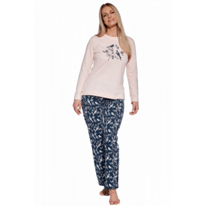 Cornette 768/363 Birdie Dámské pyžamo XL pudrově růžová