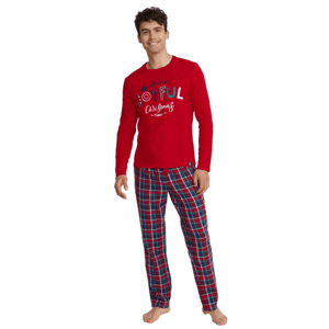 Henderson Glance 40950-33X Pánské pyžamo M červená