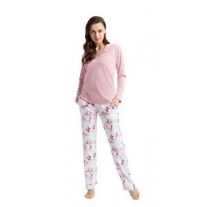 Luna 675 růžové plus Dámské pyžamo 3XL růžová