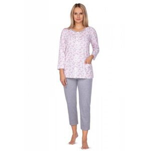 Regina 644 Dámské pyžamo plus size XXL růžová