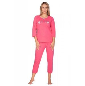 Regina 649 Dámské pyžamo plus size XXL růžová