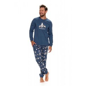 Doctor nap PMB 4329 deep blue plus Pánské pyžamo 2XL modrá