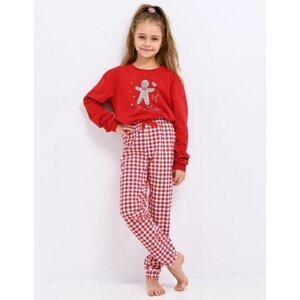 Sensis Hazel Kids Girls 98-104 Dívčí pyžamo 98-104 červená