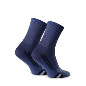 Steven Sport 022 312 jeans Chlapecké ponožky 35/37 modrá