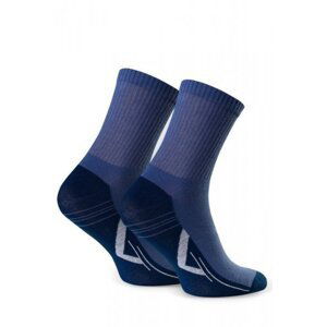 Steven Sport 022 323 jeans Chlapecké ponožky 35/37 modrá