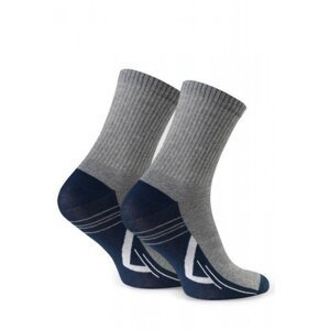 Steven Sport 022 324 šedé Chlapecké ponožky 35/37 šedá