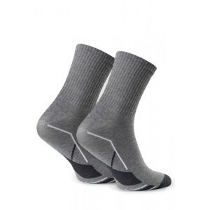 Steven Sport 022 317 šedé Chlapecké ponožky 35/37 šedá