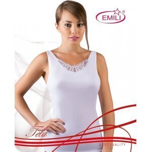 Emili Tela plus dámská košilka 3XL bílá