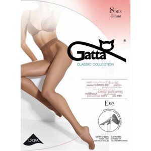 Gatta Eve 8 den 5-XL punčochové kalhoty 5-XL Visone