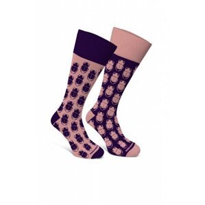 Sesto Senso Finest Cotton Duo Broučci Ponožky 39-42 fialovo-růžová