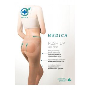 Gabriella 128 push up medica 40 den Punčochové kalhoty 2 Nero