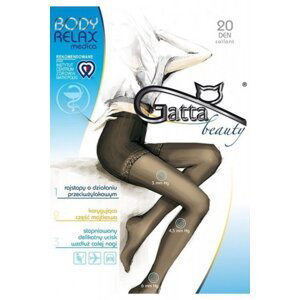 Gatta Body relaxmedica 20den Punčochové kalhoty 4 grafitová (tmavě šedá)