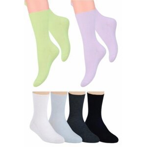 Steven 018 Dámské/pánské beztlakové ponožky 35/38 bílá