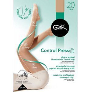 Gatta Control Press 20 den 2-5 Punčochové kalhoty 5-XL Nero
