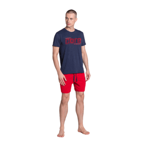 Henderson Oxford 38285-59X Pánské pyžamo M tmavě modrá-červená