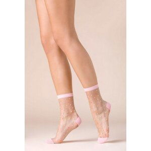 Gabriela Gigi 524 flamingo Dámské ponožky 39/41 bílá