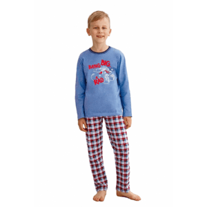 Taro Mario 2650 Z'22 Chlapecké pyžamo 86 jeans melanž