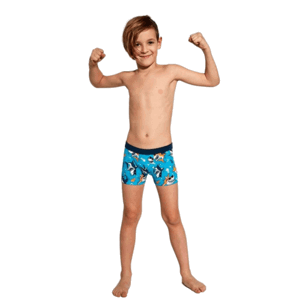 Cornette Young Boy 700/121 Shark 2 Chlapecké boxerky 146-152 tyrkysová