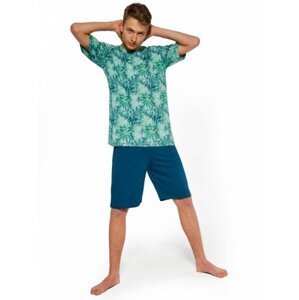 Cornette Leaves 265/41 Chlapecké pyžamo 182/L zelená