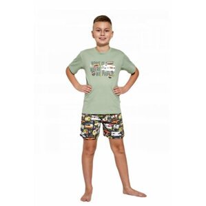 Cornette Kids Boy 789/98 Camper Chlapecké pyžamo 122-128 zelená