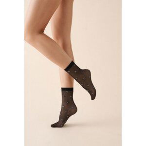 Gabriella Zodiac 708 nero/color Dámské ponožky One size Nero