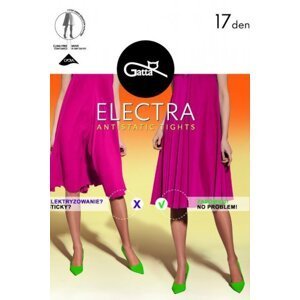 Gatta Electra 17 den 5-XL Punčochové kalhoty 5-XL Nero