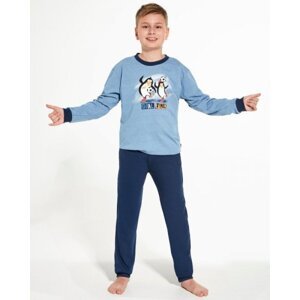 Cornette Kids Boy 477/136 Goal 86-128 Chlapecké pyžamo 98-104 modrá melanž