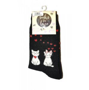 WiK 37718 Socks For Love Dámské ponožky 39-42 bordová
