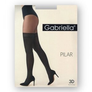 Gabriella Pilar 274 nero Punčochové kalhoty 2 černá