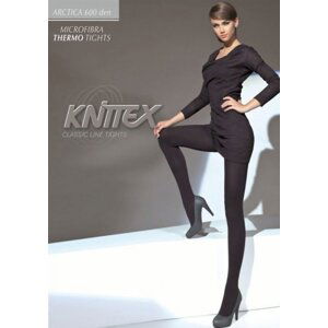 Knittex Arctica Thermo Tights 600 den Punčochové kalhoty 1/2-s/m Nero