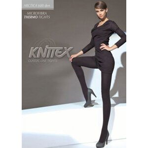 Knittex Arctica Thermo Tights 600 den 5/6 XL/2XL Punčochové kalhoty 5/6-XL/XXL Nero