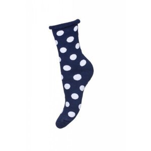 Milena 0118 Grochy froté netlakové Dámské ponožky 37-41 béžová-multibarevná