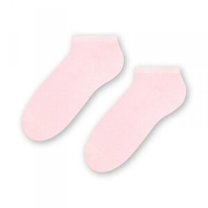 Steven 052 světle růžové Kotníkové ponožky 38/40 růžová