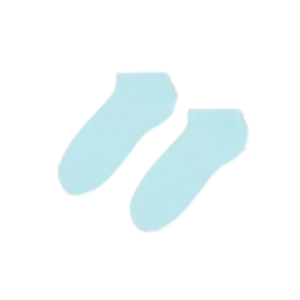 Steven 052 světle modré Kotníkové ponožky 35/37 Blankytná