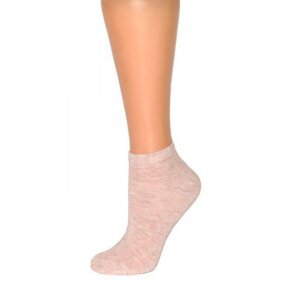 Noviti ST022 Lurex Dámské ponožky 39-42 růžová