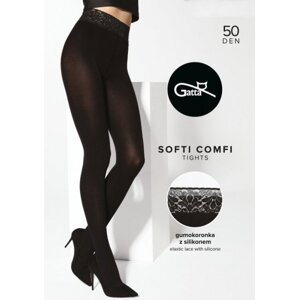 Gatta Softi-Comfi 50 den Punčochové kalhoty 4-L Nero