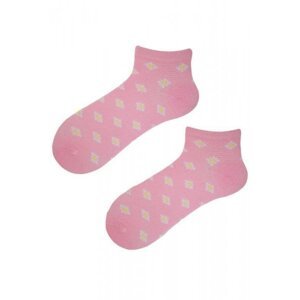 Noviti Sedmikráska ST 020 W 03 růžové Dámské kotníkové ponožky 35/38 růžová