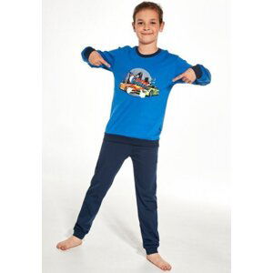 Cornette Young Boy 267/149 Crash  134-164 Chlapecké pyžamo 158-164 modrá-tmavě modrá