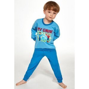 Cornette Kids Boy 477/147 My Game Chlapecké pyžamo 122-128 modrá