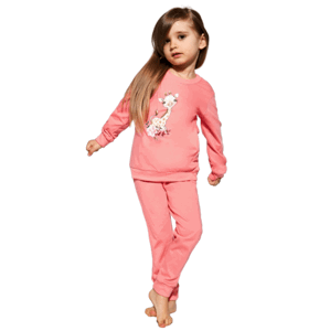 Cornette Kids Girl 951/169 Giraffe 86-128 Dívčí pyžamo 110-116 broskvová