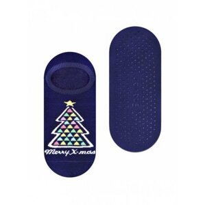 Steven art.132 Frotte ABS Vánoční dásmké ťapky 35-37 tmavě modrá