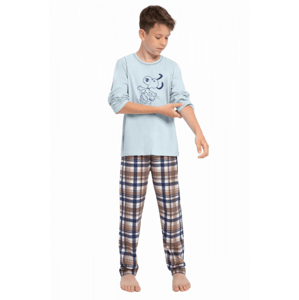 Taro Parker 3085 122-140 Z24 Chlapecké pyžamo 134 světle modrá