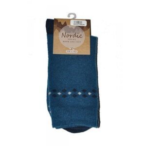 WiK 37758 Nordic Warm And Cosy Dámské ponožky 35-38 tmavě modrá