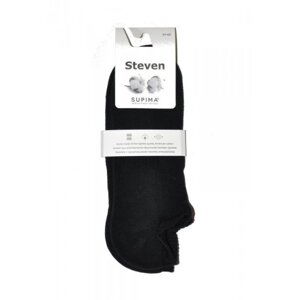 Steven art.157 Supima Kotnikové ponožky 41-43 černá